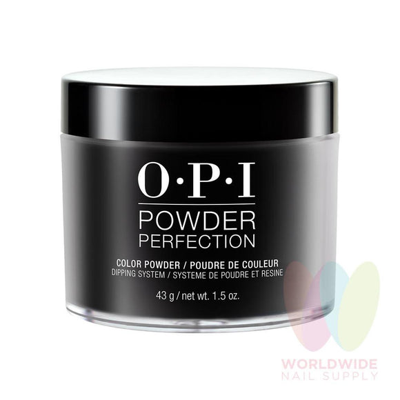 OPI Dipping Powder, DP T02, Black Onyx, 1.5oz