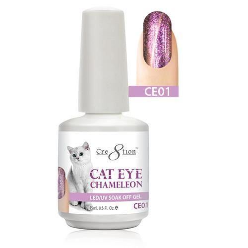 Cre8tion Cat Eye Chameleon Gel Polish, 0916-0571, 0.5oz, CE01