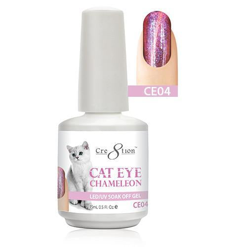 Cre8tion Cat Eye Chameleon Gel Polish, 0916-0574, 0.5oz, CE04