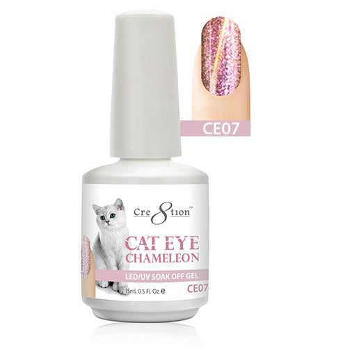 Cre8tion Cat Eye Chameleon Gel Polish, 0916-0577, 0.5oz, CE07