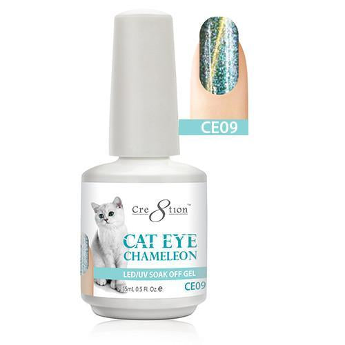 Cre8tion Cat Eye Chameleon Gel Polish, 0916-0579, 0.5oz, CE09