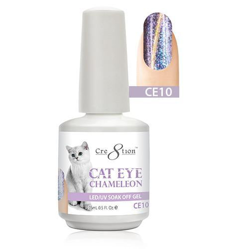 Cre8tion Cat Eye Chameleon Gel Polish, 0916-0580, 0.5oz, CE10