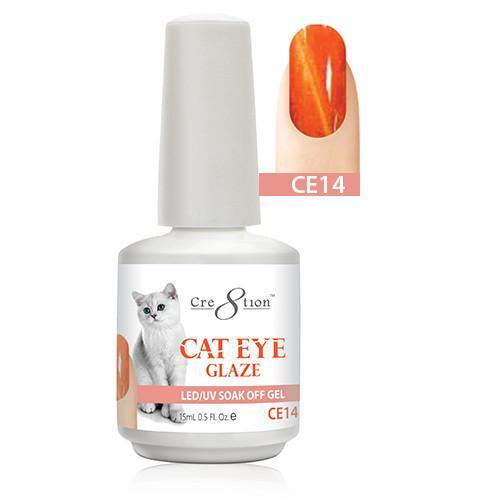 Cre8tion Cat Eye Glaze Gel Polish, 0916-0463, 0.5oz, CE14