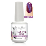 Cre8tion Cat Eye Glaze Gel Polish, 0916-0466, 0.5oz, CE17