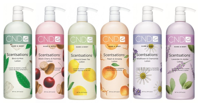 CND Hand & Body Scentsations | Black Cherry & Nutmeg Lotion 917mL (31 fl oz)