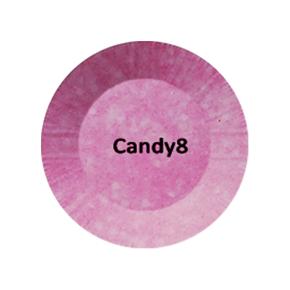 Chisel 2in1 Acrylic/Dipping Powder, Candy Collection, 2oz, Candy08
