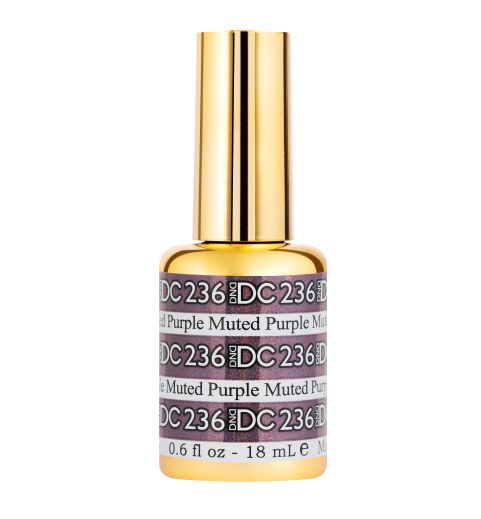 DND DC Gel Mermaid Collection, 236, Muted Purple , 0.6oz