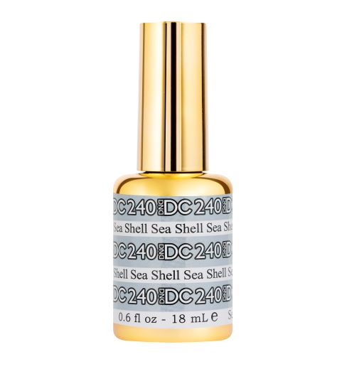 DND DC Gel Mermaid Collection, 240,  Sea Shell, 0.6oz