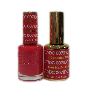 DC Nail Lacquer And Gel Polish (New DND), DC007, Canadian Maple, 0.6oz