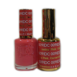 DC Nail Lacquer And Gel Polish (New DND), DC009, Carnation Pink, 0.6oz