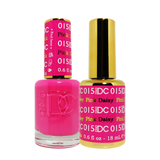 DC Nail Lacquer And Gel Polish (New DND), DC015, Pink Daisy, 0.6oz