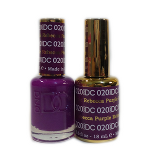 DC Nail Lacquer And Gel Polish (New DND), DC020, Rebecca Purple, 0.6oz