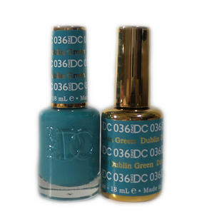 DC Nail Lacquer And Gel Polish (New DND), DC036, Dublin Green, 0.6oz