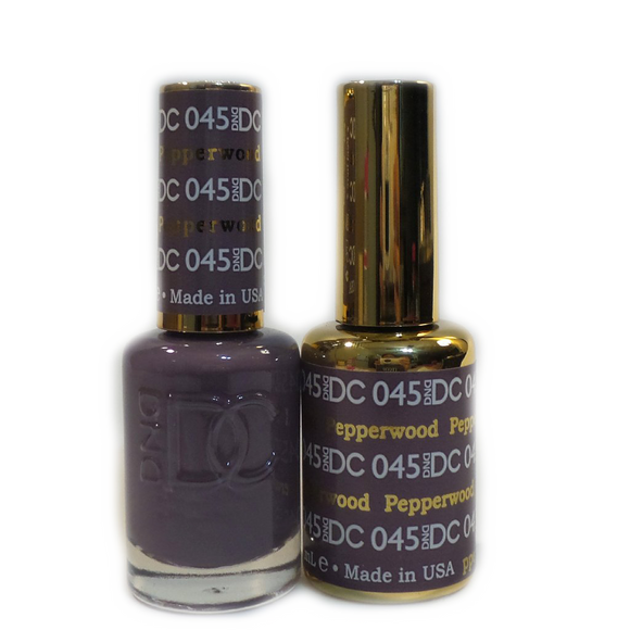DC Nail Lacquer And Gel Polish (New DND), DC045, Pepperwood, 0.6oz