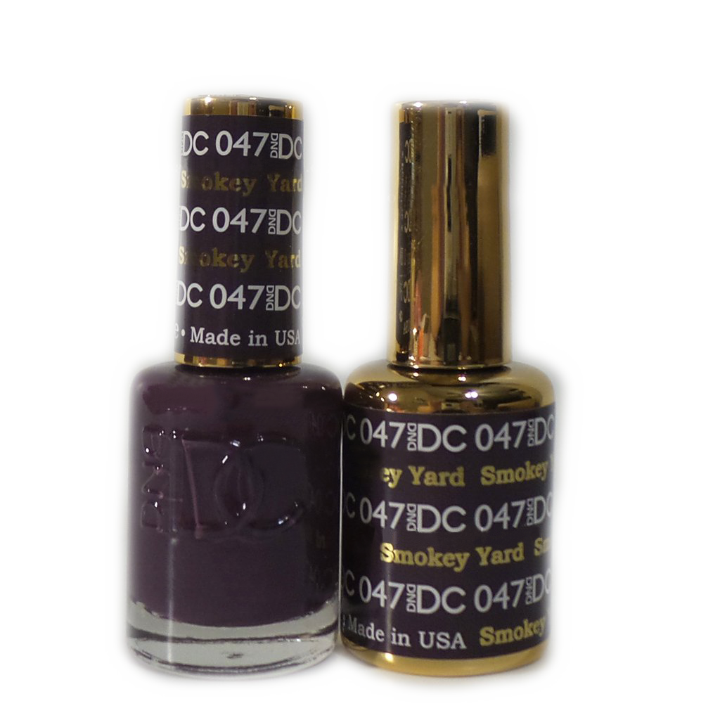 DC Nail Lacquer And Gel Polish (New DND), DC047, Smokey Yard, 0.6oz