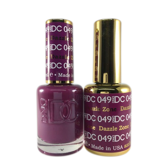 DC Nail Lacquer And Gel Polish (New DND), DC049, Dazzle Zone, 0.6oz