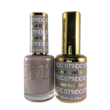 DC Nail Lacquer And Gel Polish (New DND), DC079, Lead Gray, 0.6oz