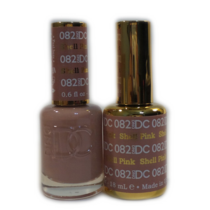 DC Nail Lacquer And Gel Polish (New DND), DC082, Shell Pink, 0.6oz