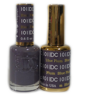 DC Nail Lacquer And Gel Polish (New DND), DC101, Blue Plum, 0.6oz