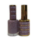 DC Nail Lacquer And Gel Polish (New DND), DC107, Light Apricot, 0.6oz