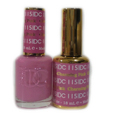DC Nail Lacquer And Gel Polish (New DND), DC115, Charming Pink, 0.6oz