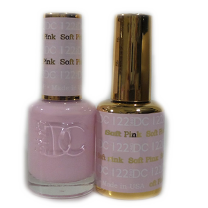 DC Nail Lacquer And Gel Polish (New DND), DC122, Soft Pink, 0.6oz
