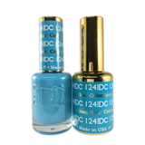 DC Nail Lacquer And Gel Polish (New DND), DC124, Columbian Blue, 0.6oz