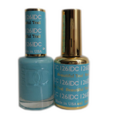 DC Nail Lacquer And Gel Polish (New DND), DC126, Beautiful Teal, 0.6oz