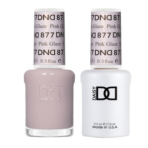 DND Nail Lacquer And Gel Polish, Pink Glaze #877