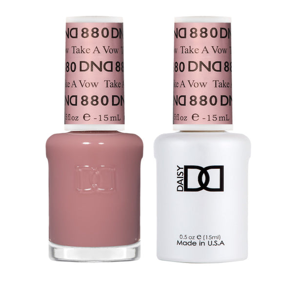 DND Nail Lacquer And Gel Polish, Take A Vow #880