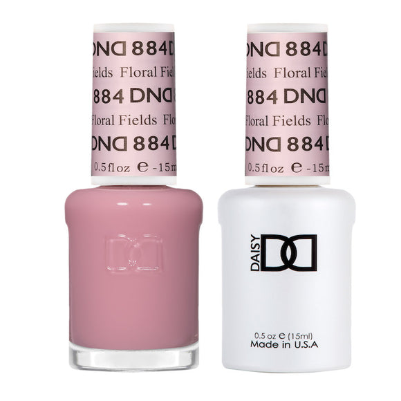DND Nail Lacquer And Gel Polish, Floral Fields #884