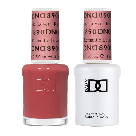 DND Nail Lacquer And Gel Polish, Romantic Lover #890