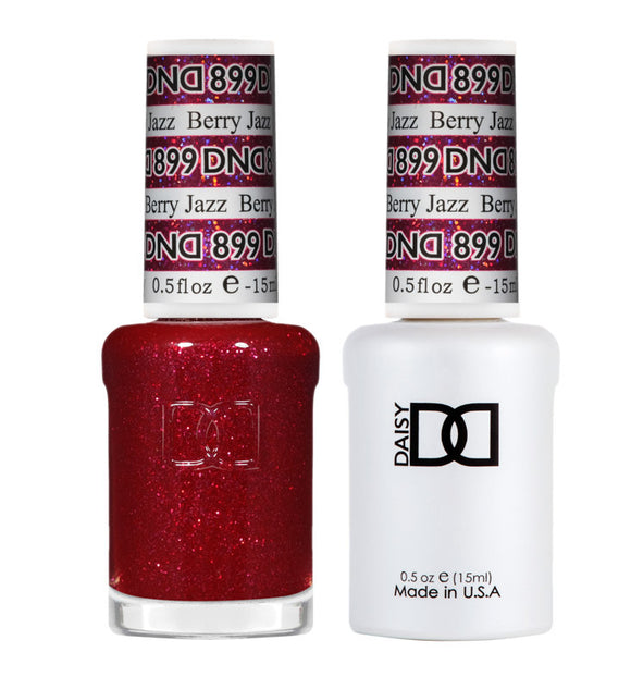 DND Nail Lacquer And Gel Polish, Berry Jazz #899
