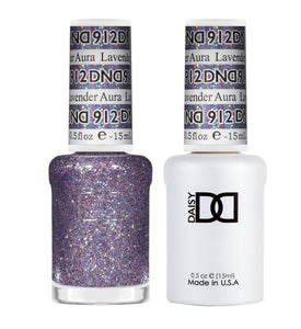DND Nail Lacquer And Gel Polish, Lavender Aura #912