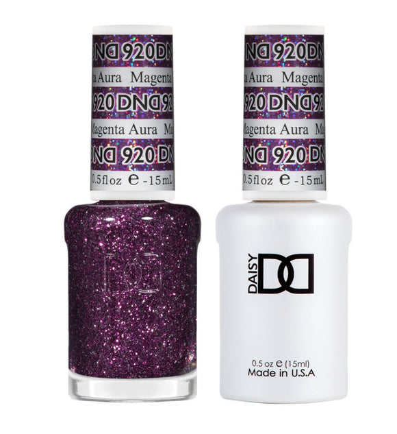 DND Nail Lacquer And Gel Polish, Magenta Aura #920