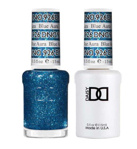 DND Nail Lacquer And Gel Polish, Blue Aura #926