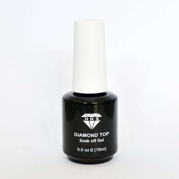 HNS Diamond Soak Off Gel Top Black Label 0.5oz
