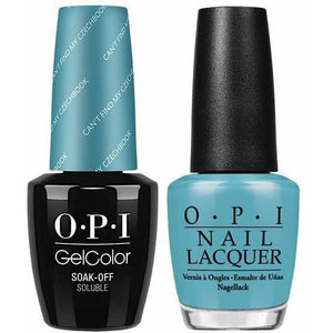 OPI GelColor And Nail Lacquer, E75, Can’t Find My Czechbk, 0.5oz