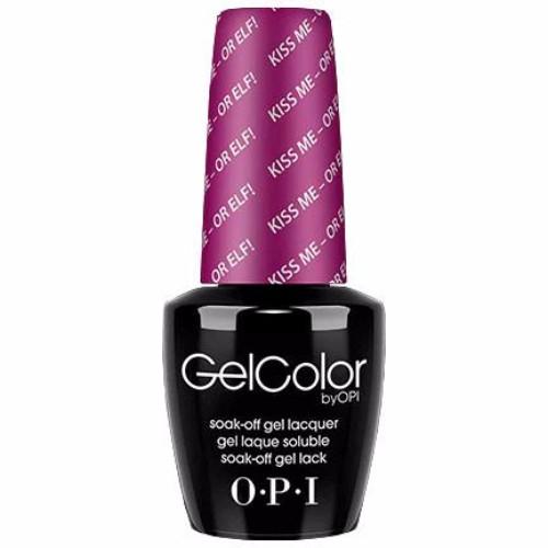 OPI GelColor, F02, Kiss Me- Or Elf!, 0.5oz KK