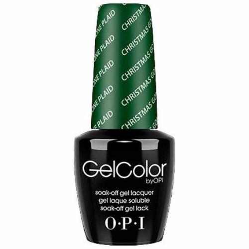 OPI GelColor, F04, Christmas Gone Plaid, 0.5oz