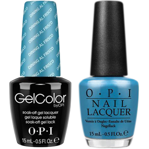 OPI GelColor And Nail Lacquer, F54, Dining Al Frisco, 0.5oz