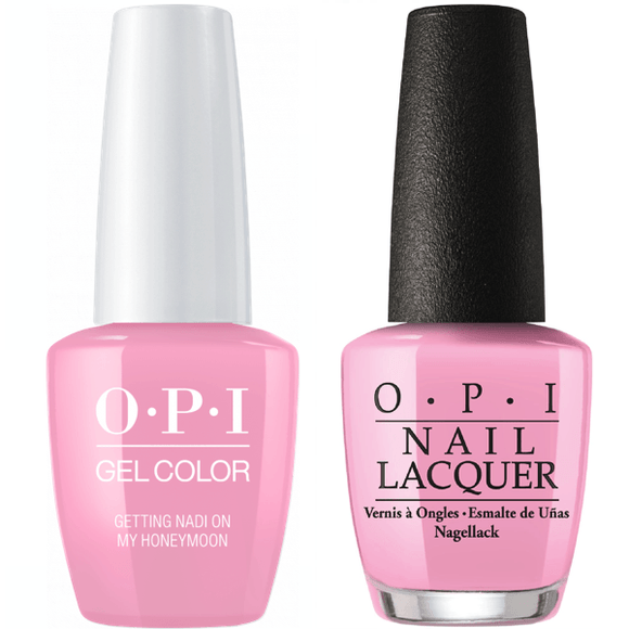 OPI GelColor And Nail Lacquer, F82, Getting Nadi On My Honeymoon, 0.5oz