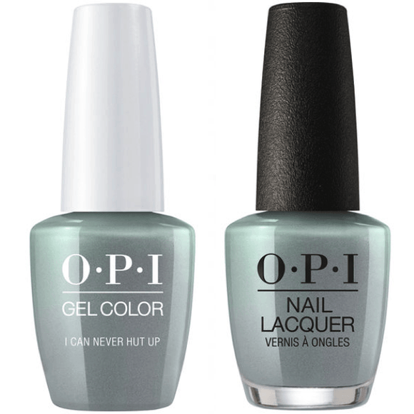 OPI GelColor And Nail Lacquer, F86, I Can Never Hut Up, 0.5oz