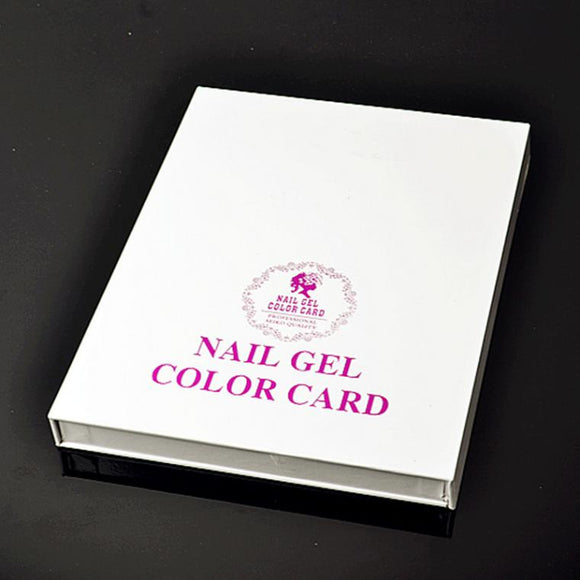 Professional Nail Gel Color Card | 216 Blanks