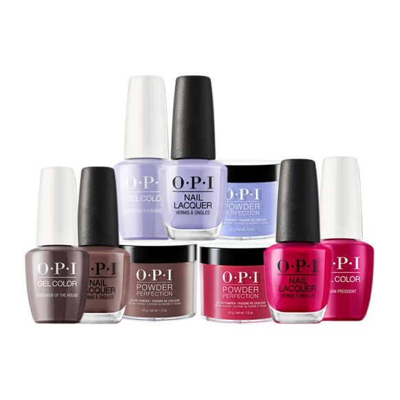 OPI 3in1 Dipping Powder + Gel + Nail Lacquer, 1.5oz, Full line of 100 colors