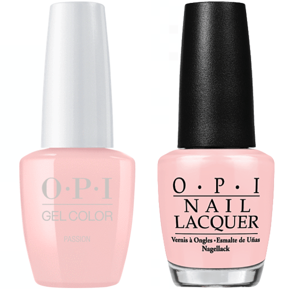 OPI GelColor And Nail Lacquer, H19, Passion, 0.5oz
