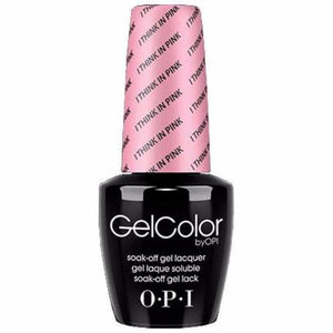 OPI GelColor, H38, I Think In Pink, 0.5oz