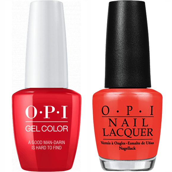 OPI GelColor And Nail Lacquer, H47, Good Mandrin Hrd Fd, 0.5oz