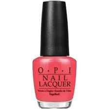 OPI Nail Lacquer, NL H61, Red Lights Ahead..Where?
