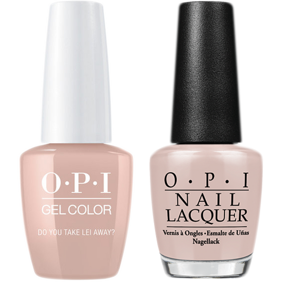 OPI GelColor And Nail Lacquer, H67, Do You Take Lei Away?, 0.5oz
